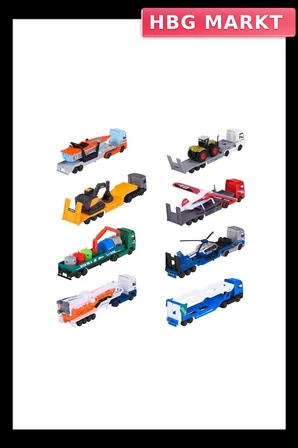 Eğitici Oyuncak City Transporter 8'li Set