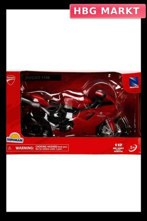 Mey İthalat®  1:12 Ducati 1198 Model Motorsiklet