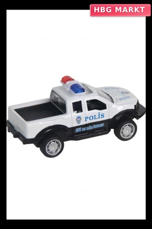 Mey İthalat® Çek Bırak Metal Polis Pickup Aracı