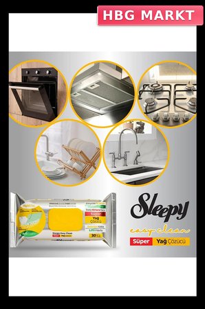 Mey İthalat®   Yüzey Temizlik Havlusu 30 Adet Yağ Çözücü
