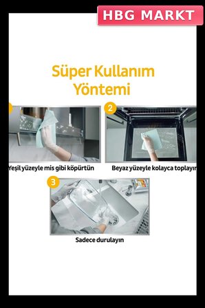 Mey İthalat®   Yüzey Temizlik Havlusu 30 Adet Yağ Çözücü