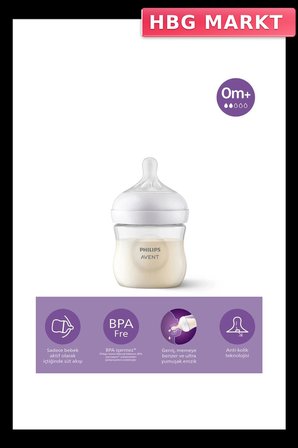Mey İthalat®   Doğal Tepkili Natural Response PP Biberon 125 ml 0+ Ay