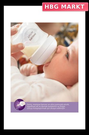 Mey İthalat®   Doğal Tepkili Natural Response PP Biberon 125 ml 0+ Ay