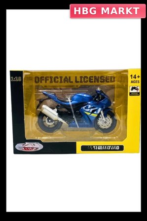 1/18 Ölçekli Motosiklet Modeli GSX-R1000 Koleksiyonluk Oyuncak