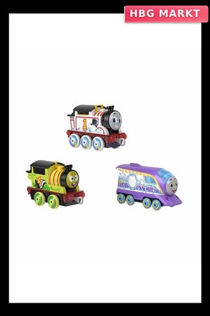 Mey İthalat® Thomas ve Arkadaşları Renk Değiştiren Küçük Trenler 3'lü Paket