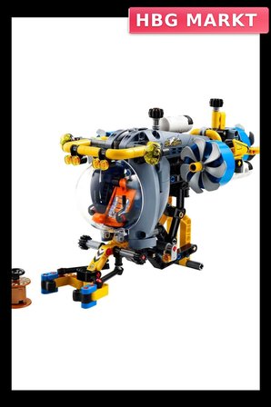 Mey İthalat® 42201  Technic Derin Deniz Araştırma Denizaltısı 413 parça +9 yaş