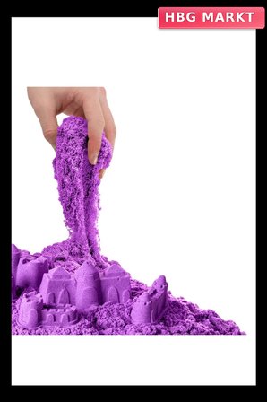 Mey İthalat® 03694 AKSESUARLI MOR KİNETİK OYUN KUMU 1000 GR