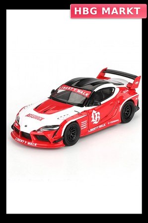 1/64 Ölçek Model Araba LB-WORKS Kırmızı Beyaz Diecast