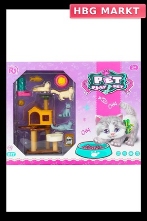 Mey İthalat® EVCİL HAYVAN YAVRU KEDİ OYUN SETİ