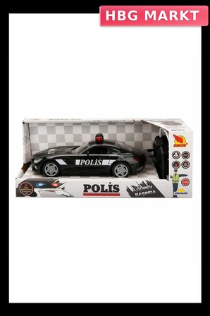 Mey İthalat® 20357 Uzaktan Kumandalı Işıklı Polis Arabası 21 cm