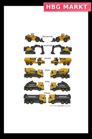 Mey İthalat® 8503100000 Volvo Construction Premium 6-t