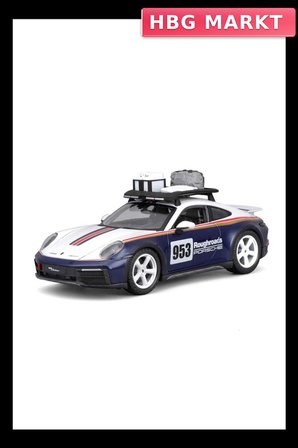 Mey İthalat® 28029 Burago 1:24 Porsche 911 Dakar Model Araba -