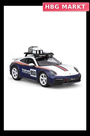 Mey İthalat® 28029 Burago 1:24 Porsche 911 Dakar Model Araba -