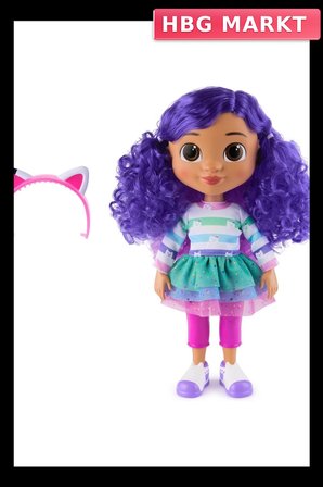 Mey İthalat® Gabby's Doll House Sesli Bebek Figür 33 cm