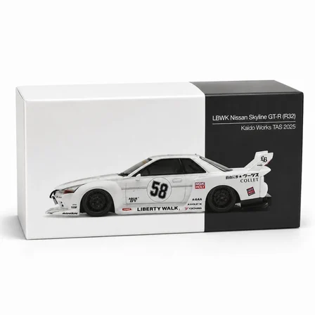 Mey İthalat® 1/64 Model Araç  Skyline GT-R (R32) Kaido Works TAS 2025