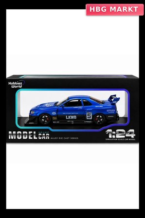 1/24 R34 Modified Edition Model Araba Koleksiyonluk Oyuncak