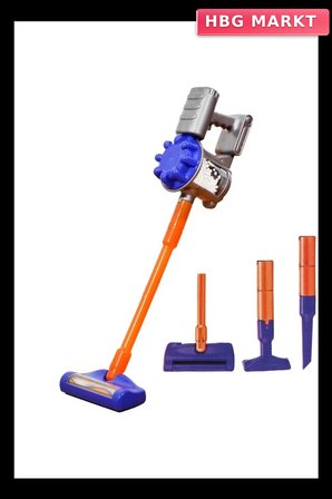 Mey İthalat® Vacuum Cleaner Pilli Kablosuz Oyuncak Dikey Standlı Elektrik Süpürgesi