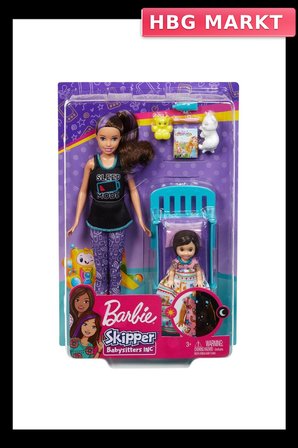 Mey İthalat® FHY97 Skipper Bebek Bakıcısı Bebeği ve Aksesuarları Oyun Seti