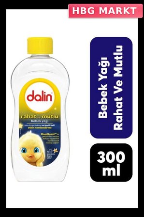 Mey İthalat®   Rahat ve Mutlu Bebek Yağı 300 ml