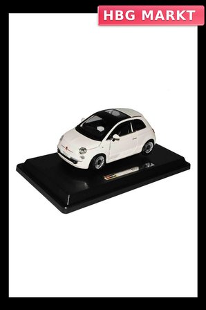 1:24 Fiat 500 2007 Model Diecast Araba Koleksiyonluk