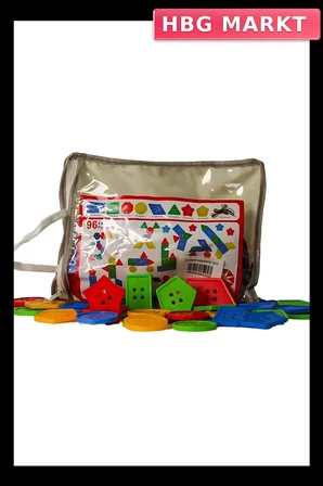 Mey İthalat®  İpli Geometrik Düğmeler 96 Parça