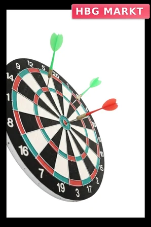 17 İnç Dart Tahtası Geniş Yüzeyli Dart Hedefi