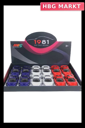 Mey İthalat® Metal Çek Bırak Spor Araba 6636-68