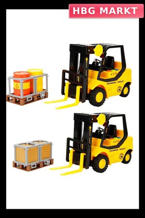 Mey İthalat® Sesli ve Işıklı Forklift 24 cm 1 Adet Fiyatıdır