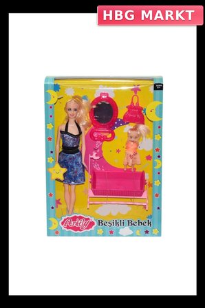 Mey İthalat® 02411 Oydaş, Anlily Beşikli Bebek / +3 yaş