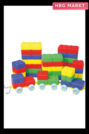 Mey İthalat® Arabalı Tuğla 40 Parça