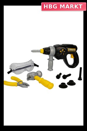 Mey İthalat® My Workshop Matkaplı Tamir Seti 9 Parça