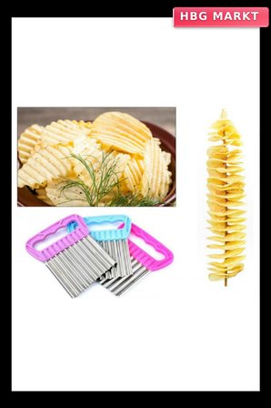 Chips Chopper Şekilli Sebze ve Meyve Dilimleyici