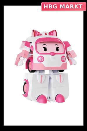 Mey İthalat®  POLI MRT-687 ROBOCAR POLİ BÜYÜK TRANSFORMİNG ROBOT AMBER SESLİ VE IŞIKLI