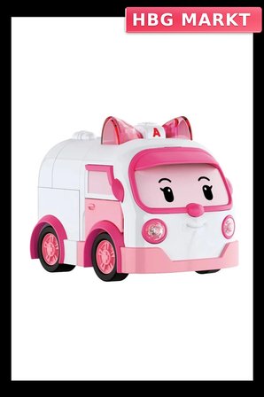 Mey İthalat®  POLI MRT-687 ROBOCAR POLİ BÜYÜK TRANSFORMİNG ROBOT AMBER SESLİ VE IŞIKLI