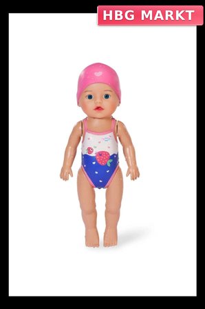 Yüzen Bebek Oyuncak 30 cm Eğitici Banyo Oyuncağı