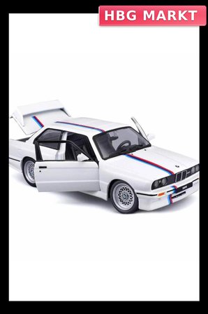 Mey İthalat® 21100 Burago 1:24 BMW M3 1988 Model Araba