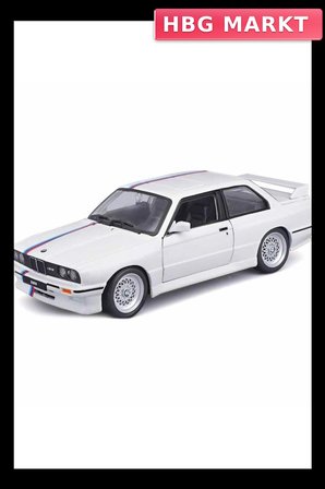Mey İthalat® 21100 Burago 1:24 BMW M3 1988 Model Araba