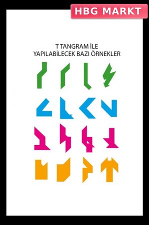 Mey İthalat® 1431 , T Tangram 4 Parça