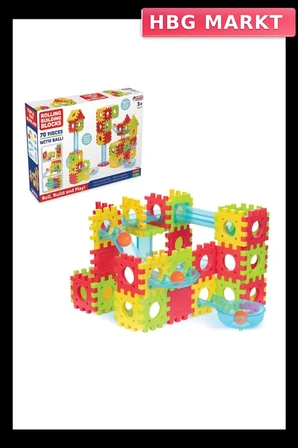 Toplu Yapı Blokları 70 Parça Eğitici Oyuncak Fentoys