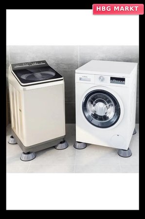 Çamaşır Makinesi Titreşim Engelleyici Stoper Gri 4'lü Set