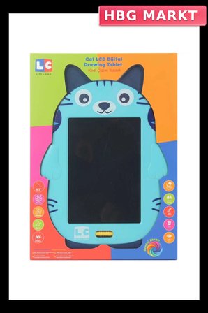 Mey İthalat® Sevimli Kedi Çizim Tableti 22 cm