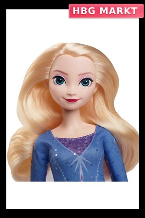 Mey İthalat®  JBG53 Disney Karlar Ülkesi Buz Pateni Temalı Elsa Bebek
