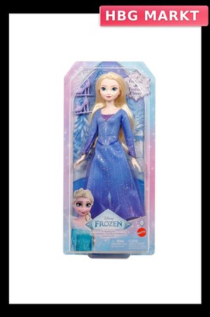 Mey İthalat®  JBG53 Disney Karlar Ülkesi Buz Pateni Temalı Elsa Bebek