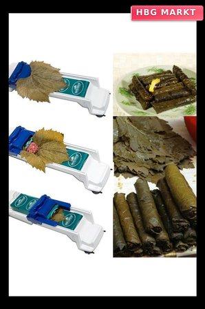 3 Kademeli Kalınlık Ayarlı Pratik Yaprak Sarma Makinesi