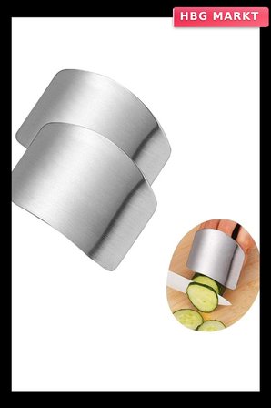 2li Metal Parmak Koruyucu Hızlı ve Güvenli Kesme Paslanmaz Çelik Koruyucu A