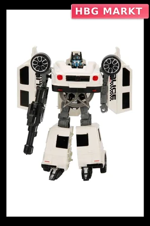 Mey İthalat® 5039 -YFN-ROBOT TRANSFORMER POLICE-G/FAST FLAME 2R 2A