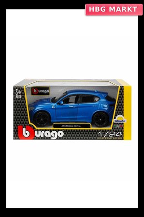1:24 Alfa Romeo Stelvio Model Araba Diecast Koleksiyonluk