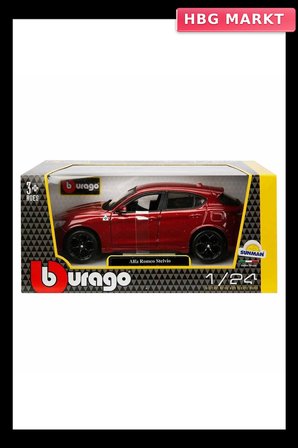 1:24 Alfa Romeo Stelvio Model Araba Diecast Koleksiyonluk