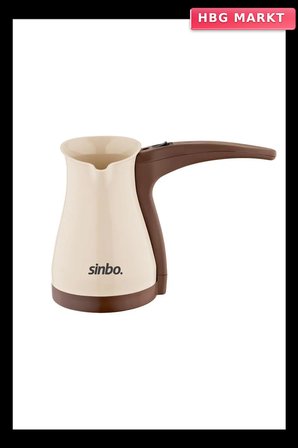 Sinbo SCM-2928 Elektrikli Cezve Plastik Türk Kahve Makinesi Çelik Gizli Rez