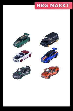 Eğitici Oyuncak Araba Seti 6'lı Parça Deluxe Cars